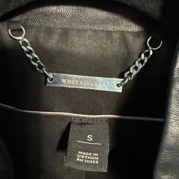 White House Black Market (WHBM) Geniune Leather Jacket - Size Small - Picture 3 of 4